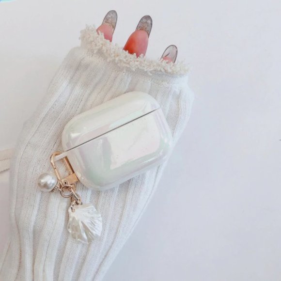 NEW Shell Hard Apple Airpods 1 2 Pro Keychain case - Picture 3 of 8